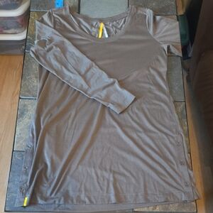 Lole Brown Long Sleeve Top